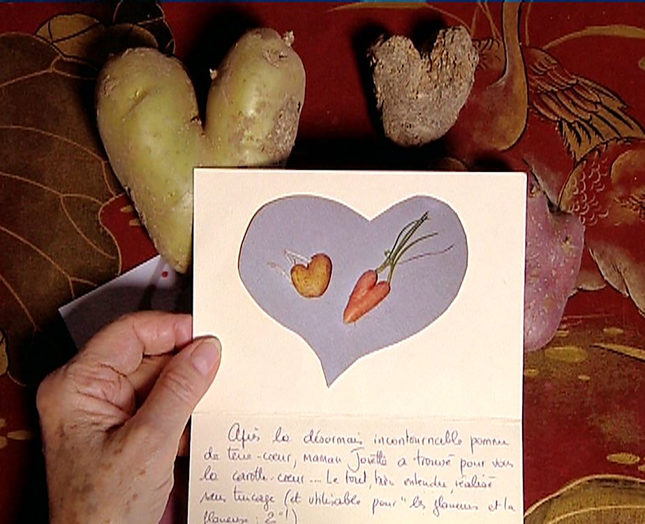 Kartoffelen, groente, liefde, handgeschreven brief, fruit en groenten, gezonde voeding, keuken, homemade, mediterrane keuken, verbeelding, natuur, liefde voor koken, familiestijl, eenvoudig, kleurrijk.