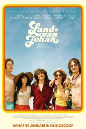 Filmtheater Middelburg - Land van Johan film poster, gezellige sfeer, mensen genieten van bioscoop, nieuwste films en entertainment in Cinema Middelburg.