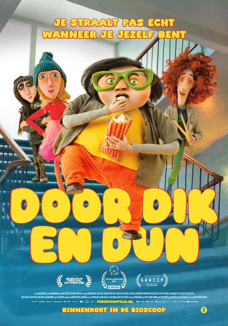 Poster van Door dik en dun