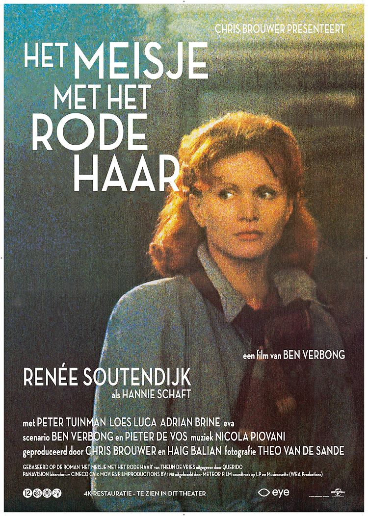 Poster van Het meisje met het rode haar (digitale restauratie)