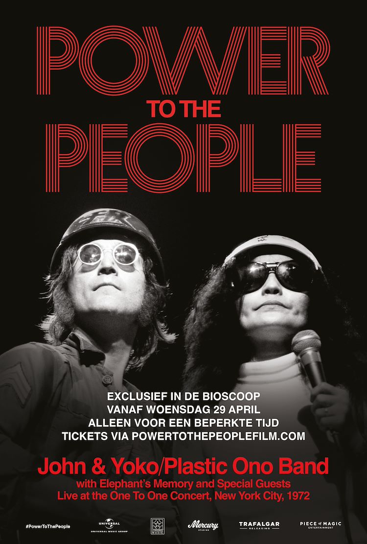 Poster van Power To The People: John & Yoko Live in NYC