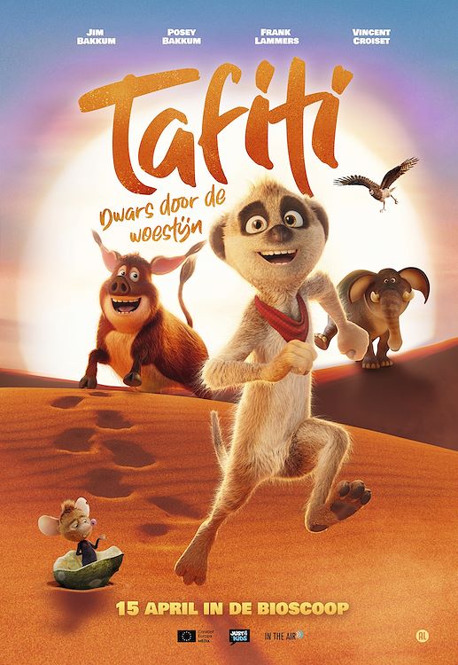 Poster van Tafiti – dwars door de woestijn