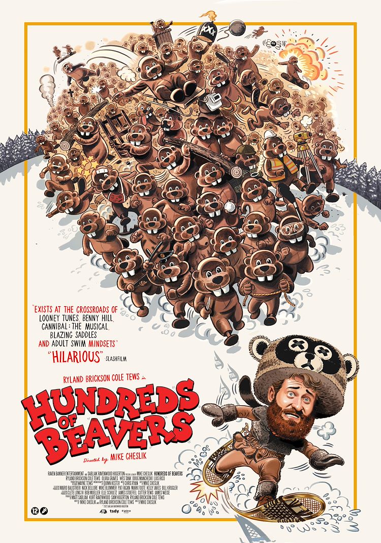 Poster van Hundreds of Beavers - Cineville Preview