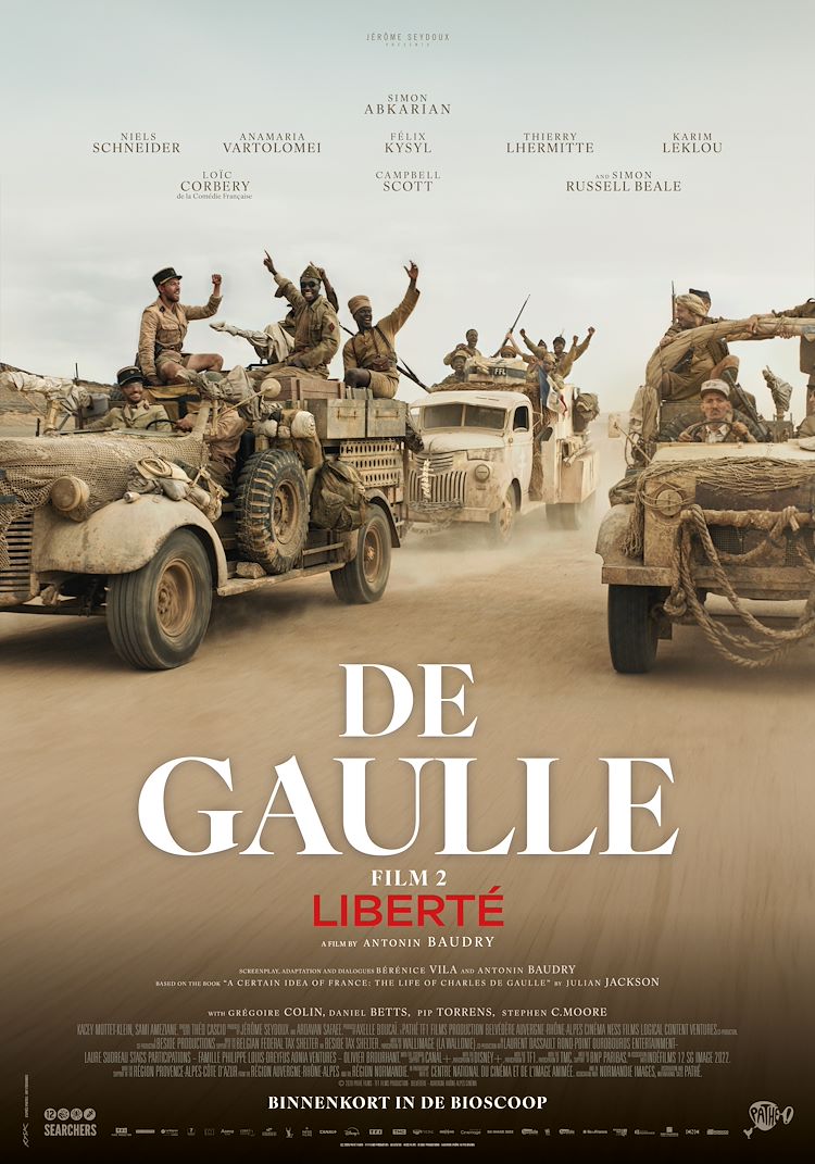 Poster van De Gaulle: Liberté
