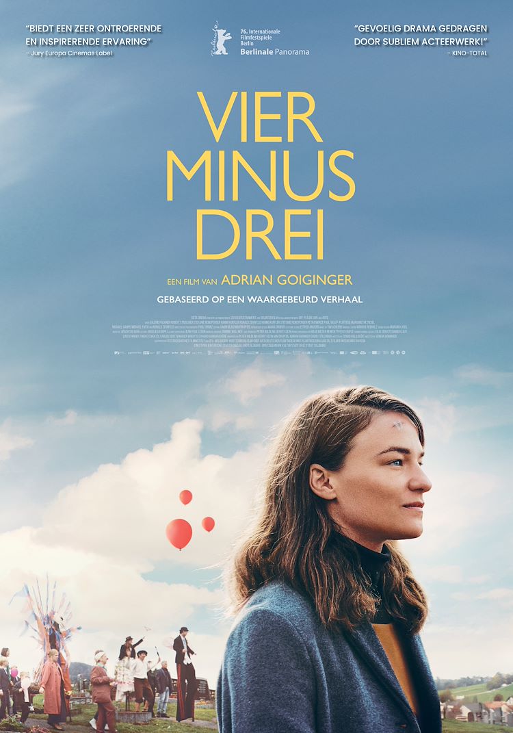 Poster van Vier minus drei